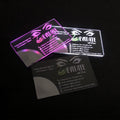 Led Acrylic Light Up Business Card Luminous Name Card