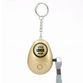 Security Sound Personal Alarm Keychain With Led Light