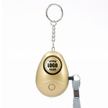 Security Sound Personal Alarm Keychain With Led Light