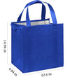 Insulated Non-Woven Grocery Tote Bag With Zipper