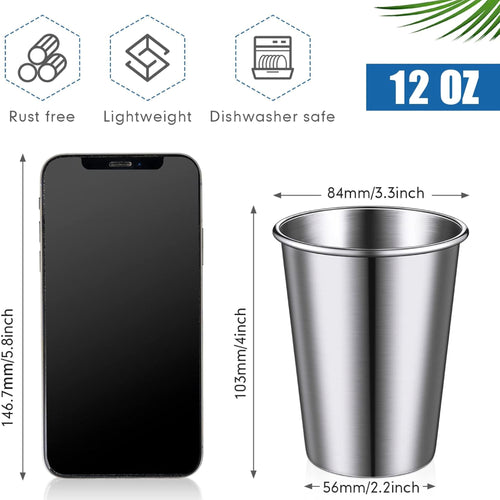 12Oz Stainless Steel Pint Camping Cup