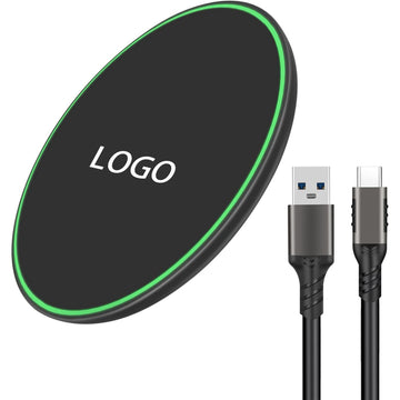 15W Wireless Charger With 3.3Ft Usb C Cable