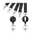 Clear Horizontal Id Badge Holder With Lanyards