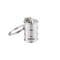 Alloy Oil Drum Key Chain