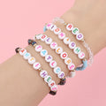 Custom Clay Letter Bracelet