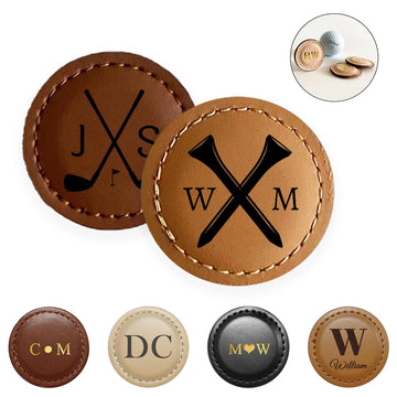 Leather Golf Ball Markers