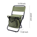 Portable Camping Stool Backpack Chair