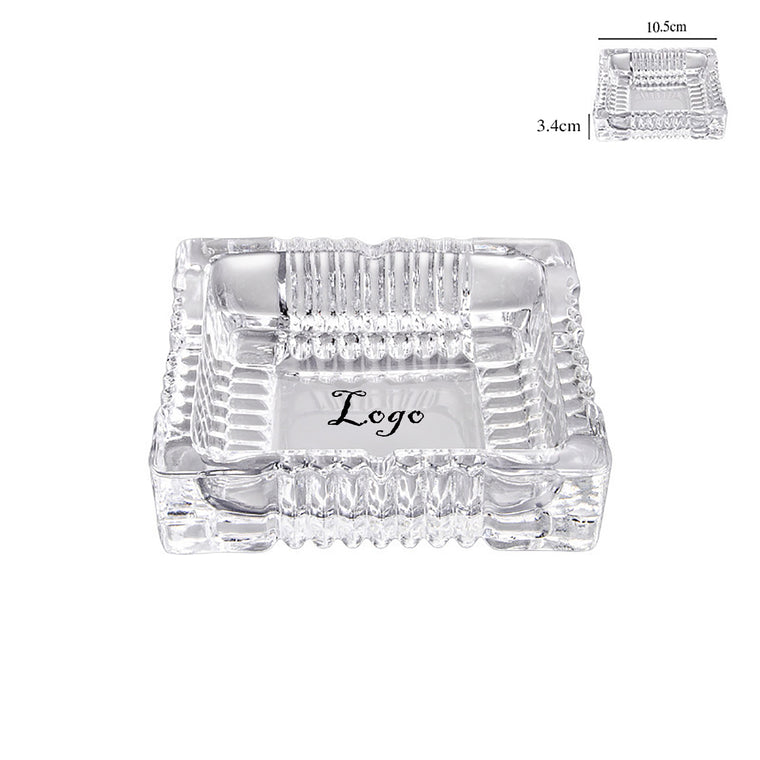 Square Glass Ashtray