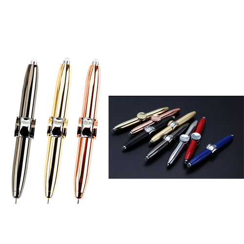 2-In-1 Gyroscope Led Light Ballpoint Pen