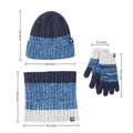 Knit Beanie Scarf Gloves Set