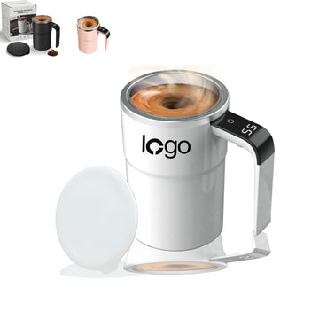13Oz Rechargeable  Stainless Steel Stirring Coffee Mug