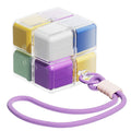 Magnetic Cube-Shaped Pill Box With Handle