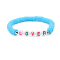 Custom Clay Letter Bracelet