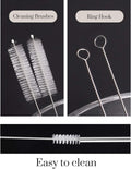 Stainless Steel Straw With Cleaning Brushes