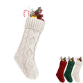 18" Cable Knit Christmas Stocking