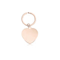 Heart Shaped Stainless Steel Keychain