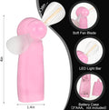 Smile Face LED Glow Light up Message Fan