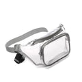 Clear PVC Waist Pack With Zipper Pocket