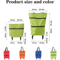 Collapsible Wheeled Shopping Cart