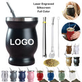 8oz Stainless Steel Mate Gourd Tea Cup