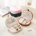 Leather Waterproof Small Travel Jewelry Box