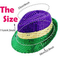 Led & Flashing Sequins Fedora Hat