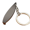 Metal Surfboard Shaped Beer Bottle Opener With Keychain