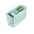 3-Tier Bento Box with Fork and Spoon Utensils