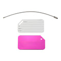 Aluminum Metal Square Luggage Tag