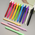 Solid Color Frosted Push-Up Neutral Pen