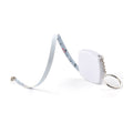 Square 2-Meter Steel Tape Measure Keychain