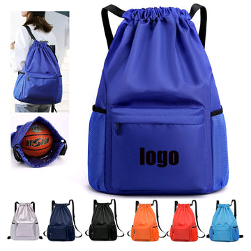 Large Wet & Dry Drawstring Shoulder Backpack (19'' X 7'' X 18'')