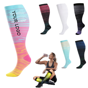 Outdoor Running High-Elastic Pressure Exercise Calf Socks
