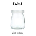 3.4 OZ Yogurt Jar Mason Jar Glass Jar With Cork Lids & Label