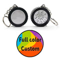 Full Color Custom Tire Shape Tape Measure Keychain 1M/3Ft