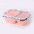 32 Fl Oz Two Compartments Silicone Collapsible Lunchbox