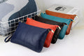 Wristlet Women'S Real Leather Wallet With Shoulder Strap