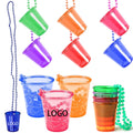Plastic Shot Glass Bead Necklace