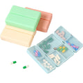 Magnetic Flip-Top Sealed 7-Compartment Pill Box