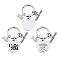 Metal Keychain Memorial Decoration