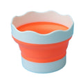 Collapsible Silicone Paint Brush Cleaner Bucket