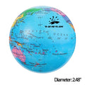 PU Foam Earth Pattern Bouncy Ball Toy