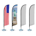 13ft Advertising Banner Flag & Tail Feather Flag Kit