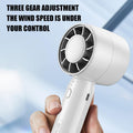 Mini Portable Fans 3 Speeds 2000mAh Rechargeable