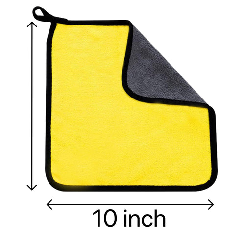 10" Car Drying Towel Household Cleaning Cloth Kitchen Rag