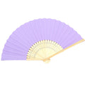 7" Full Color Folding Bamboo Fan