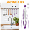 Stainless & Silicone Tongs