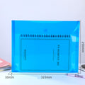 A4 Poly File Folders Tied Buckle-Transparent