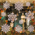 36Pcs Christmas Snowflake Ornaments