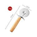 Pizza Cutter Wheel With Wooden Handle